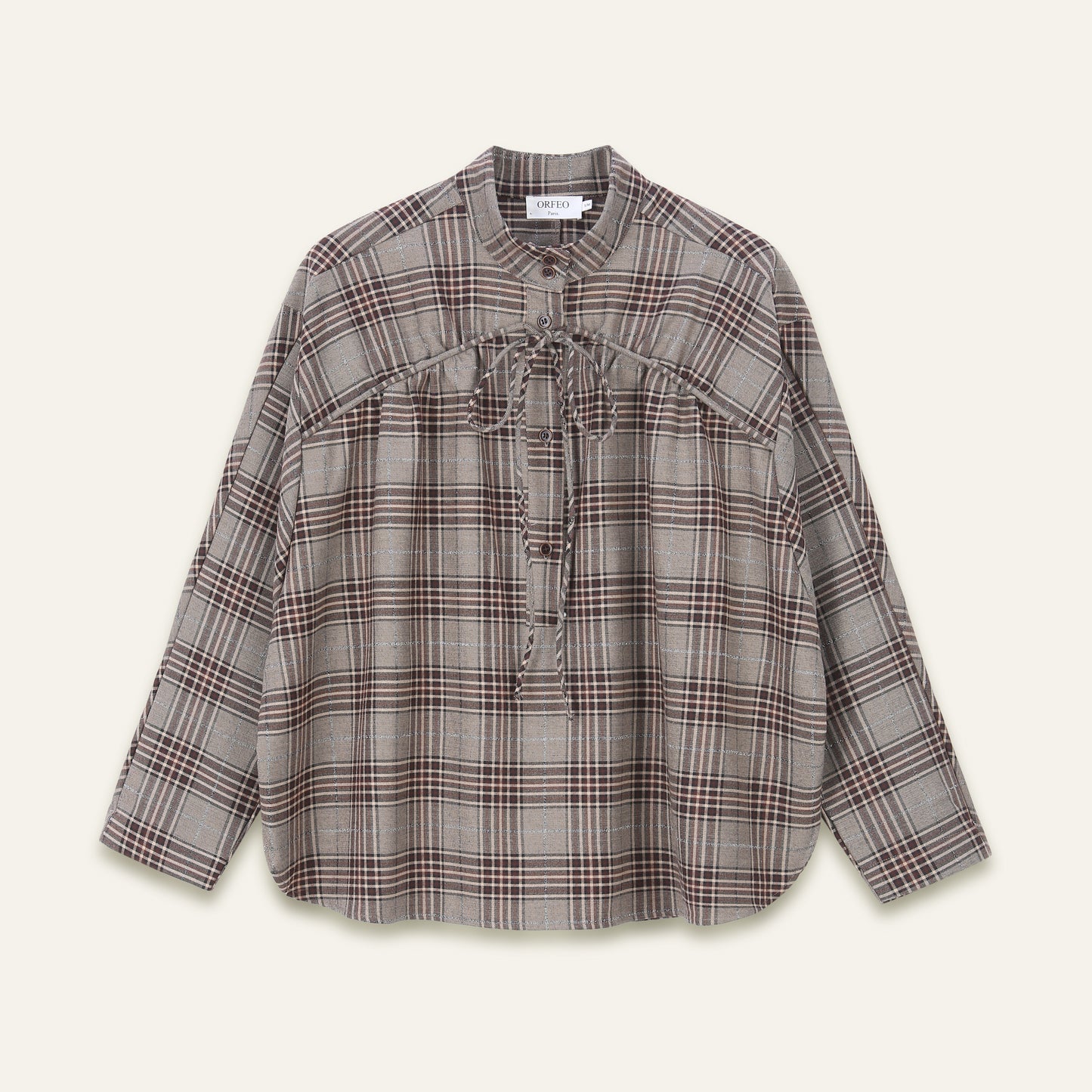Blouse Brooke - Carreaux choco