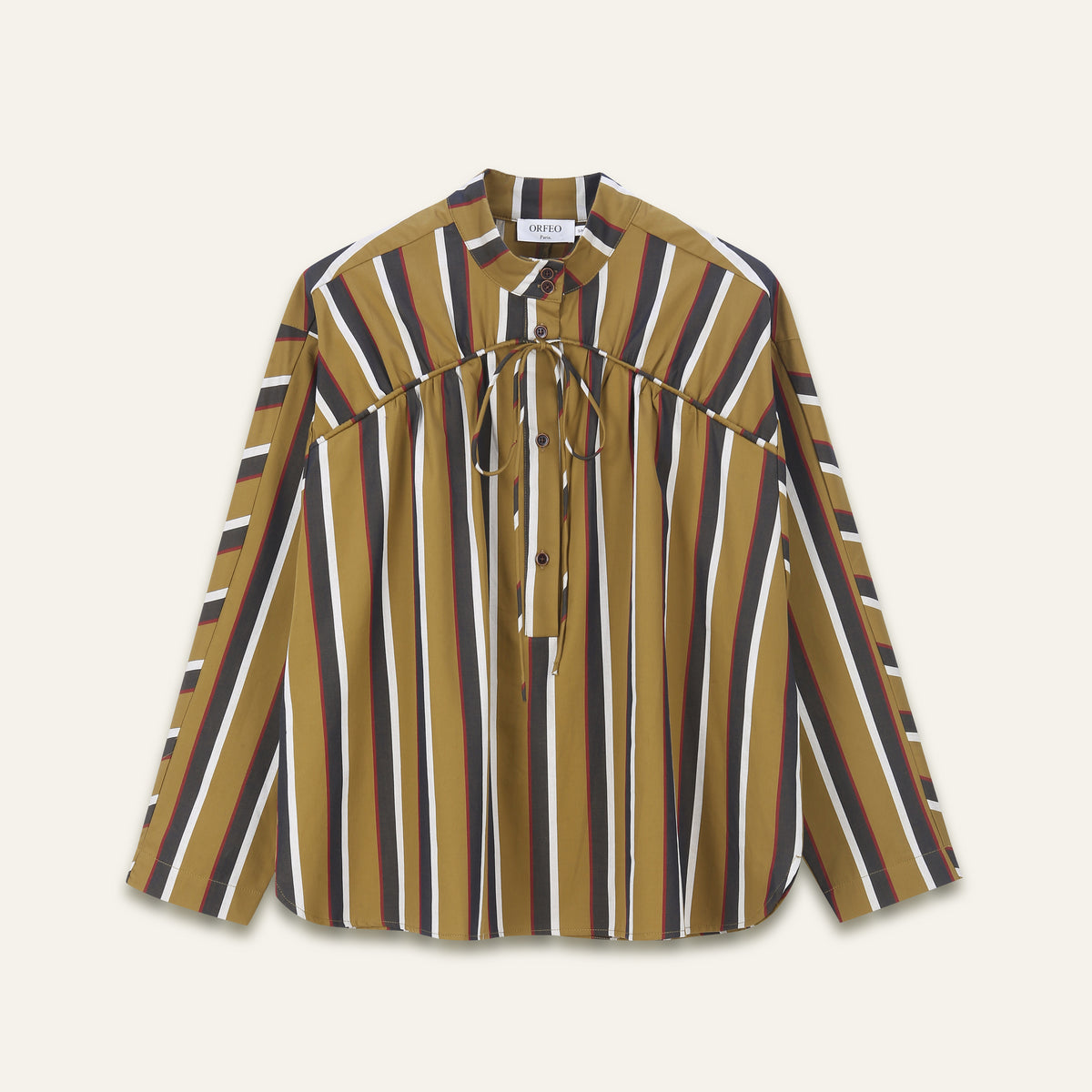 Blouse Brooke - Rayures ocre