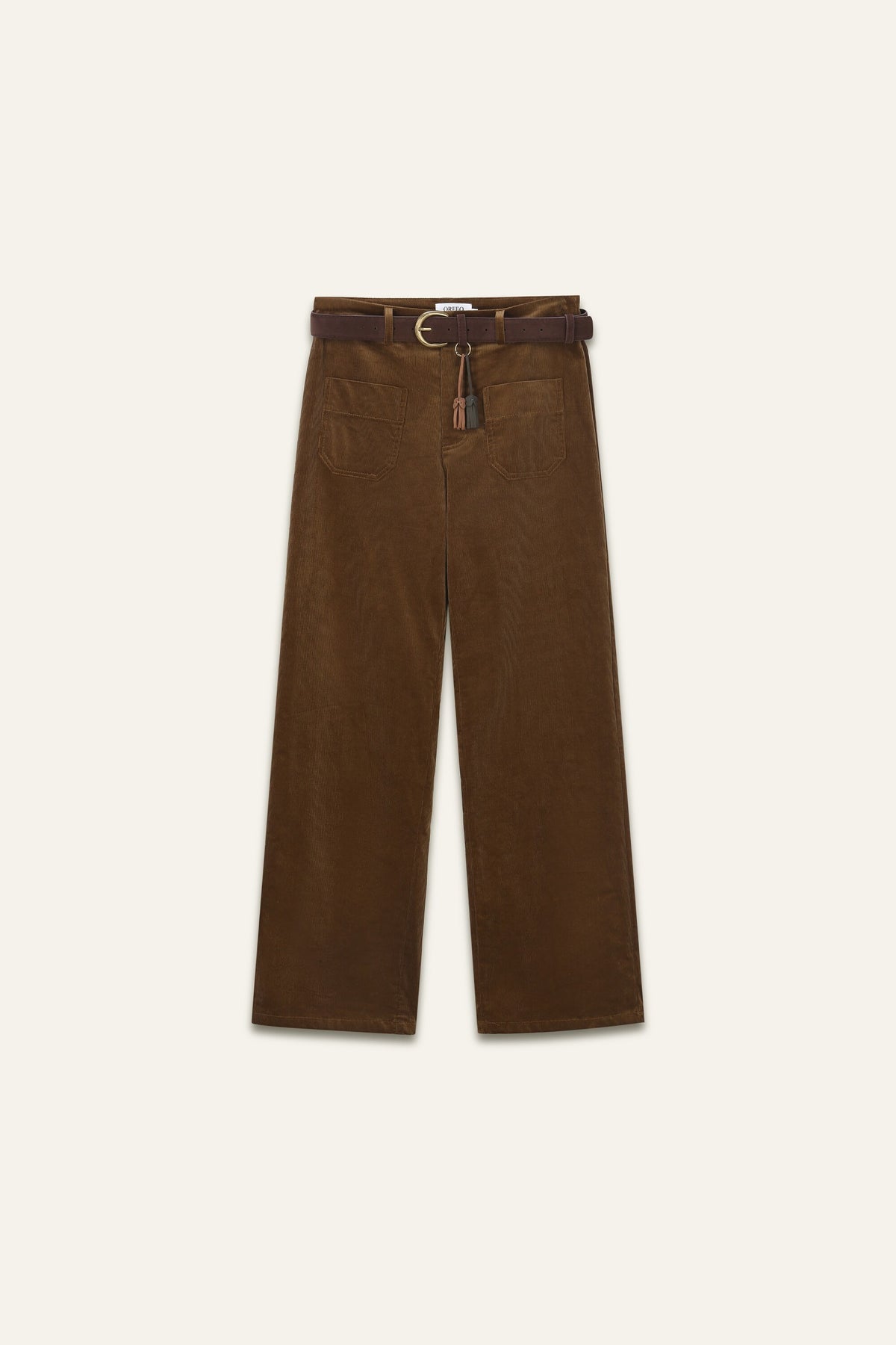 Pantalon en velours Canelle - Olive