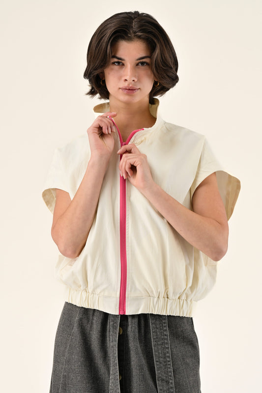 Veste Kai, coloris beige