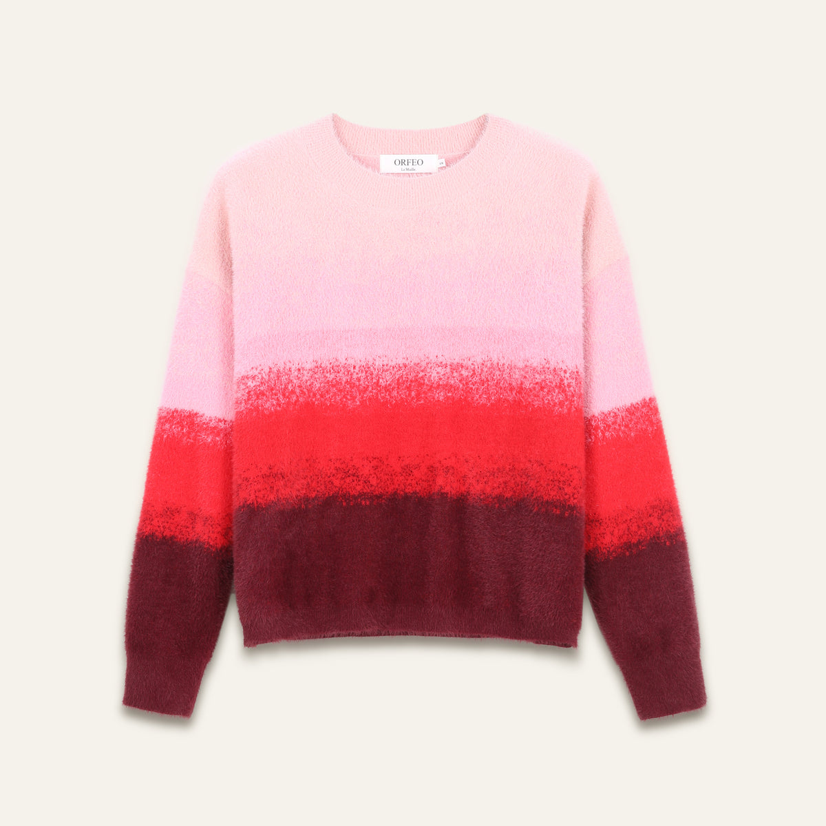 Pull Tricolore Josepha - Bordeaux