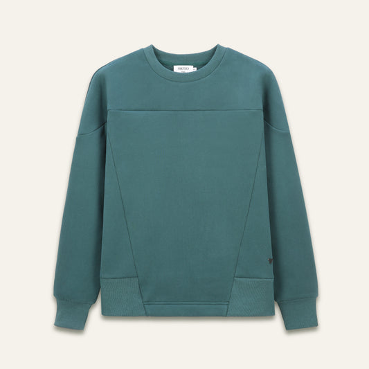 Sweatshirt bleu-vert Kaja - Pétrole