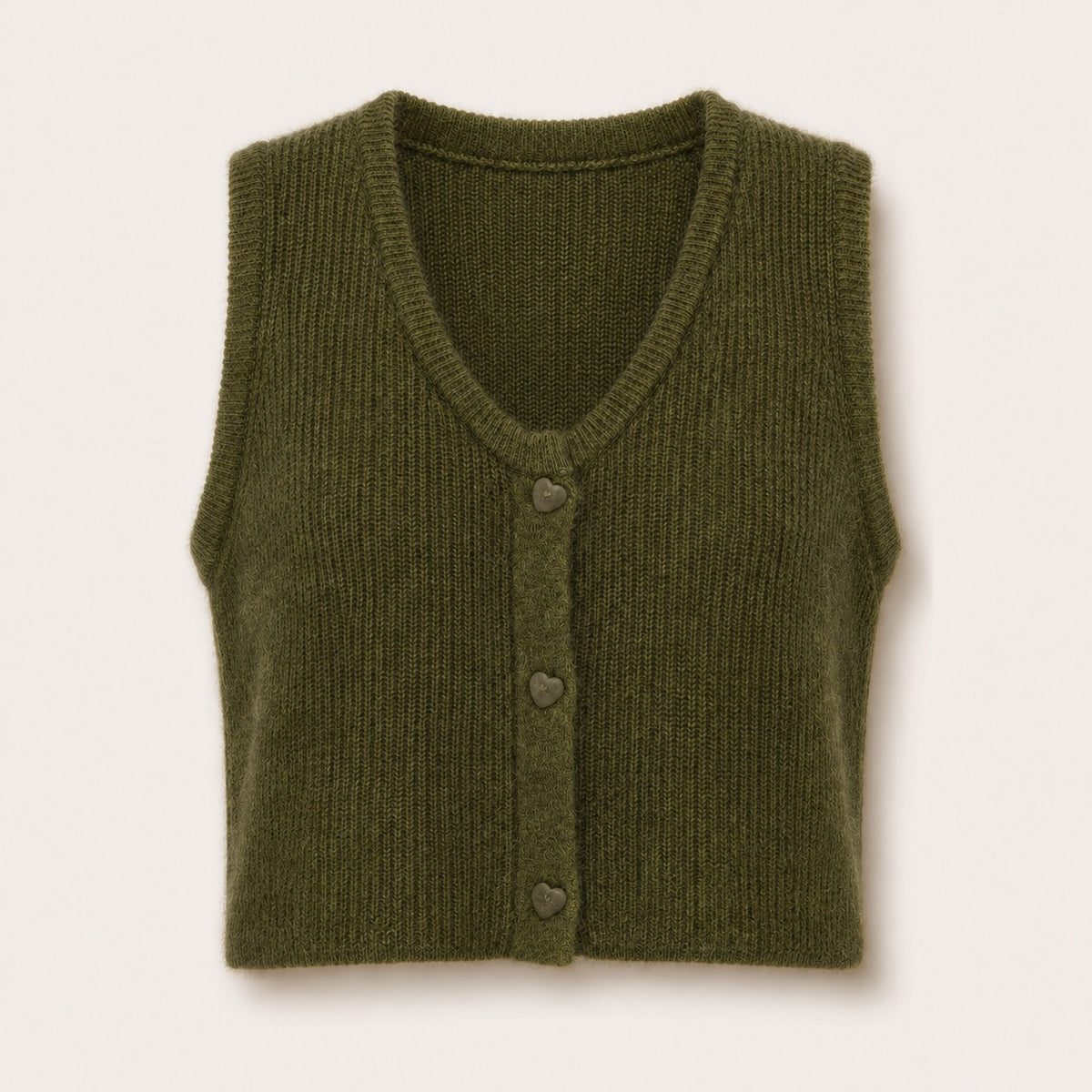 Gilet sans manches Oriane Kaki