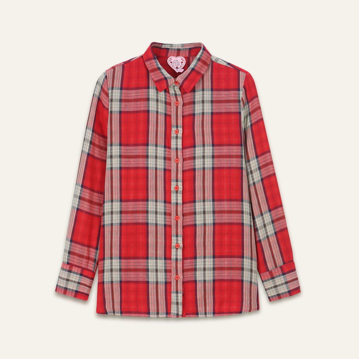 Chemise Shana - Carreaux rouges