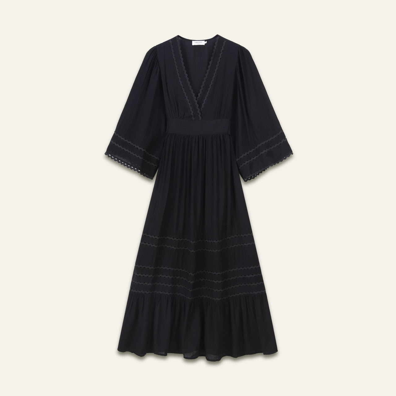 Robe bohème Wynonna - Noir