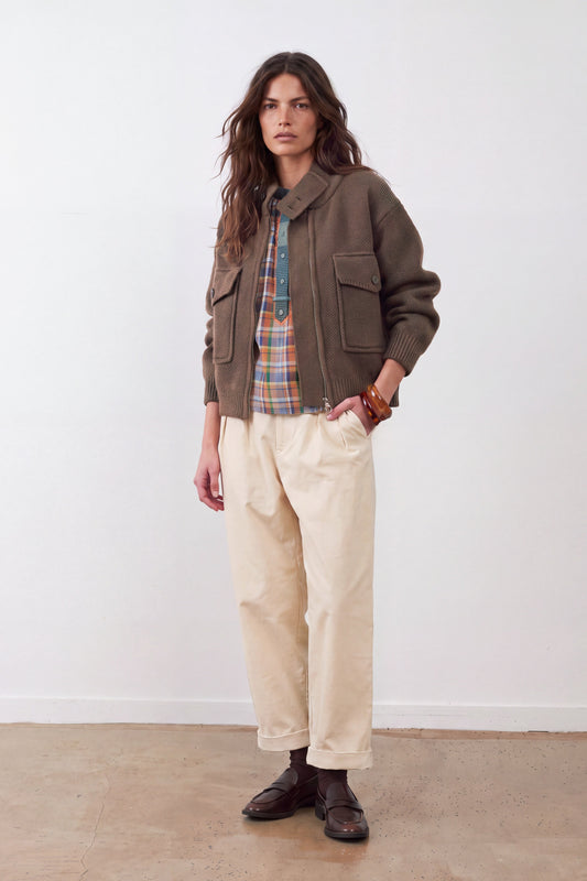 Veste gilet Biba - Chocolat