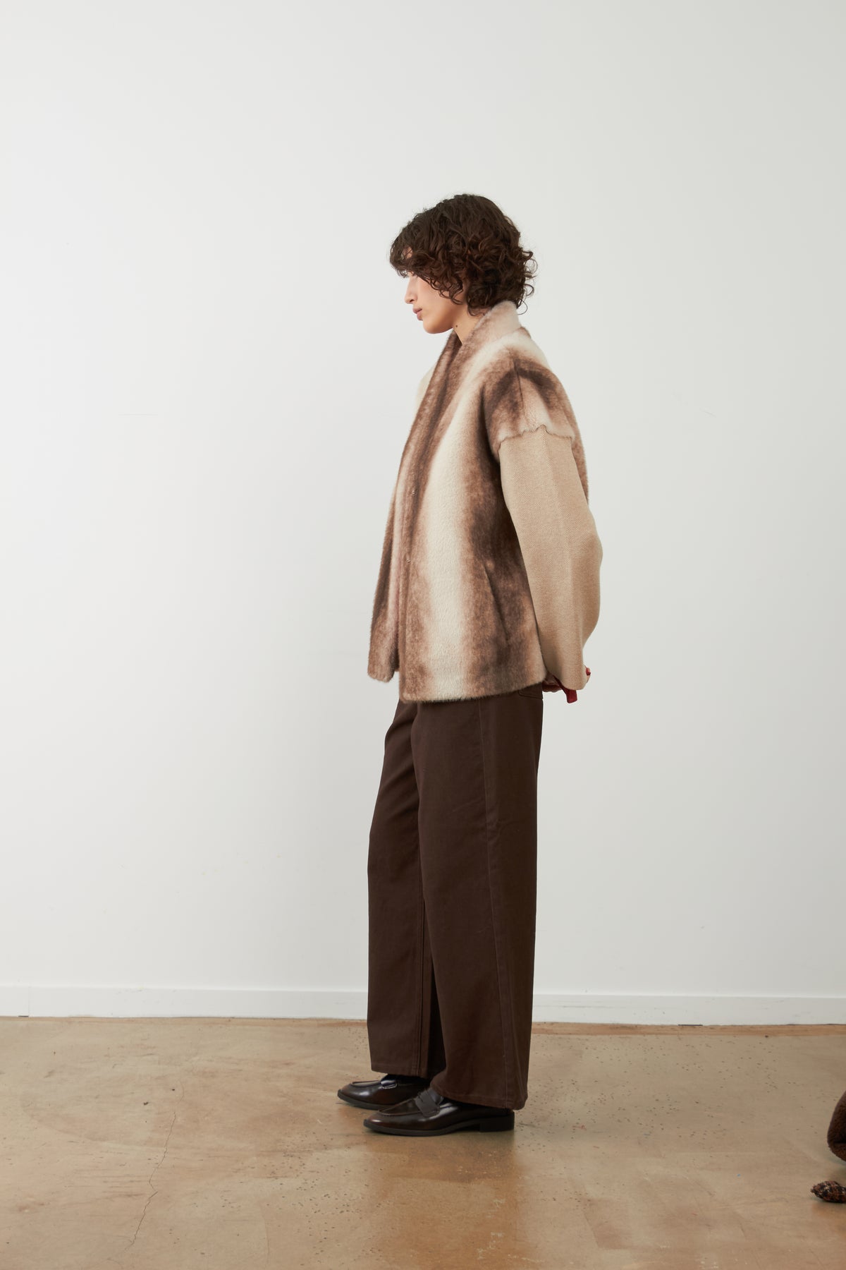 Veste avec fourrure Yana - Écru
