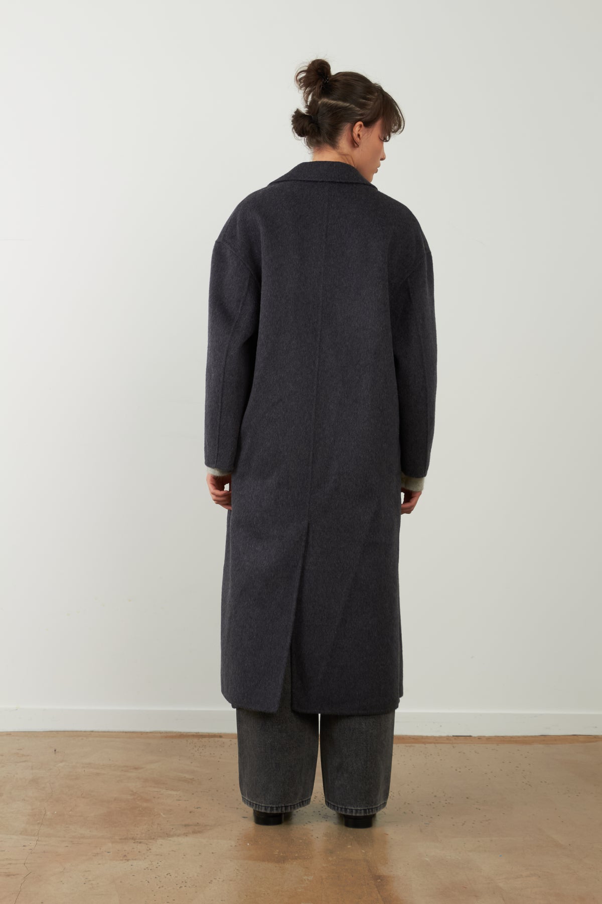 Manteau long Leya - Noir