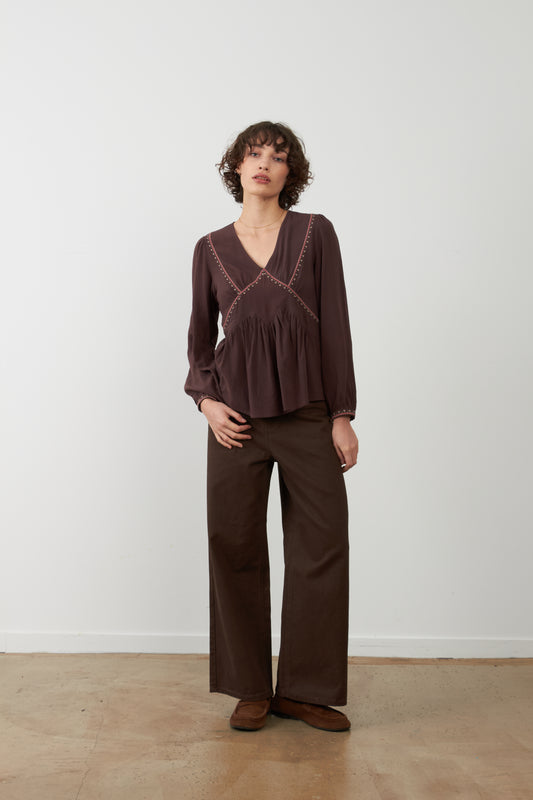 Pantalon Ulrich - Chocolat