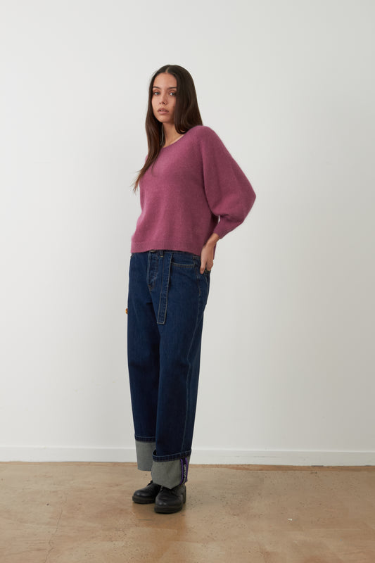 Pull en angora Maeva - Vigne