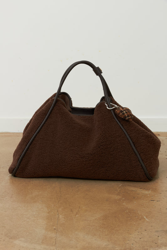 Grand sac cabas trapèze Andy - Choco