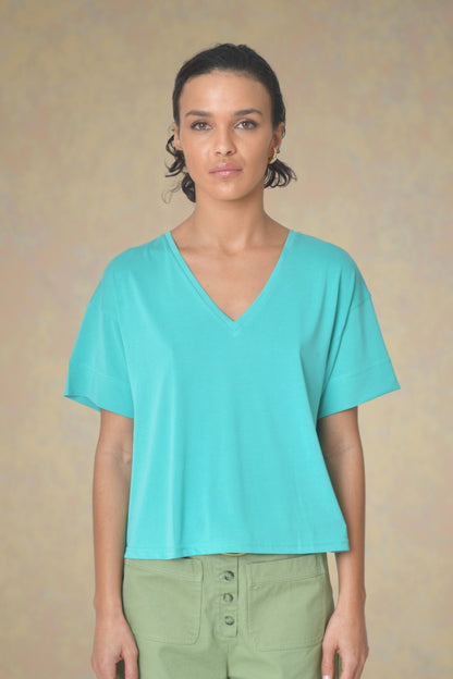T-shirt col V Anya