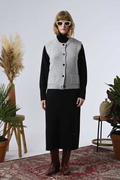 Gilet sans manches en laine Matt