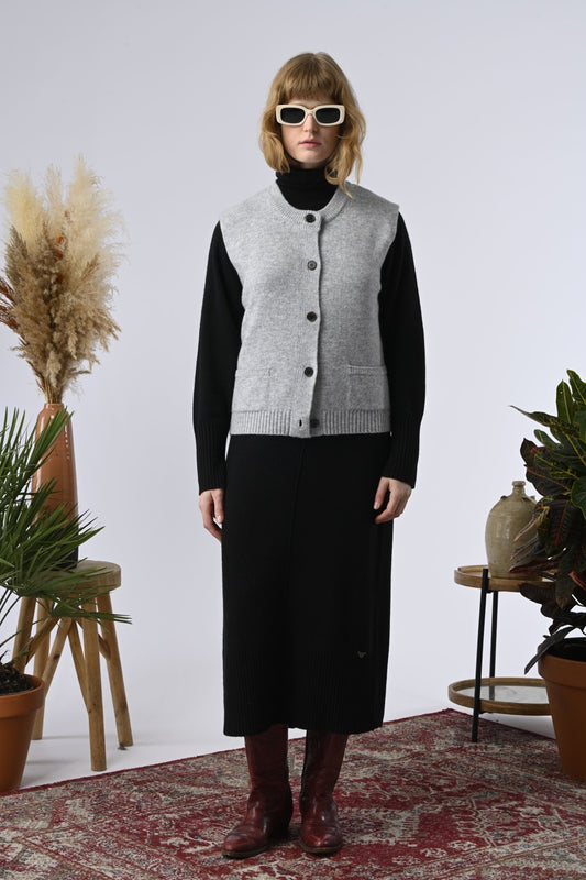 Gilet sans manches en laine Matt