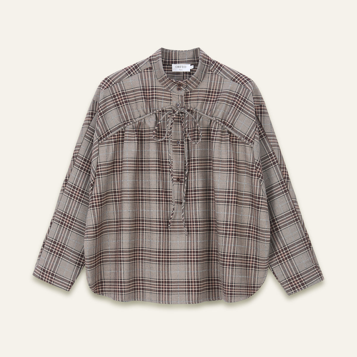 Blouse Brooke - Carreaux choco