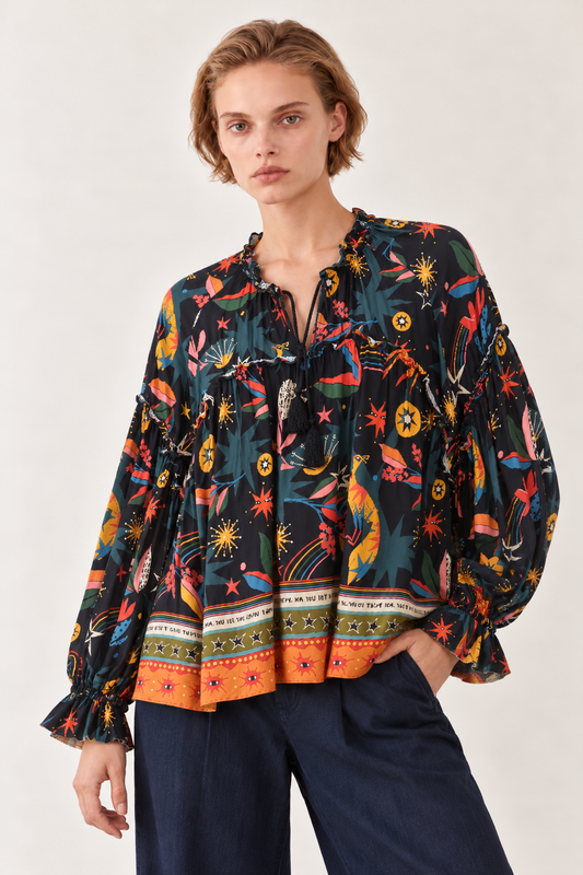 Blouse ample Nellie - Winter Psyche