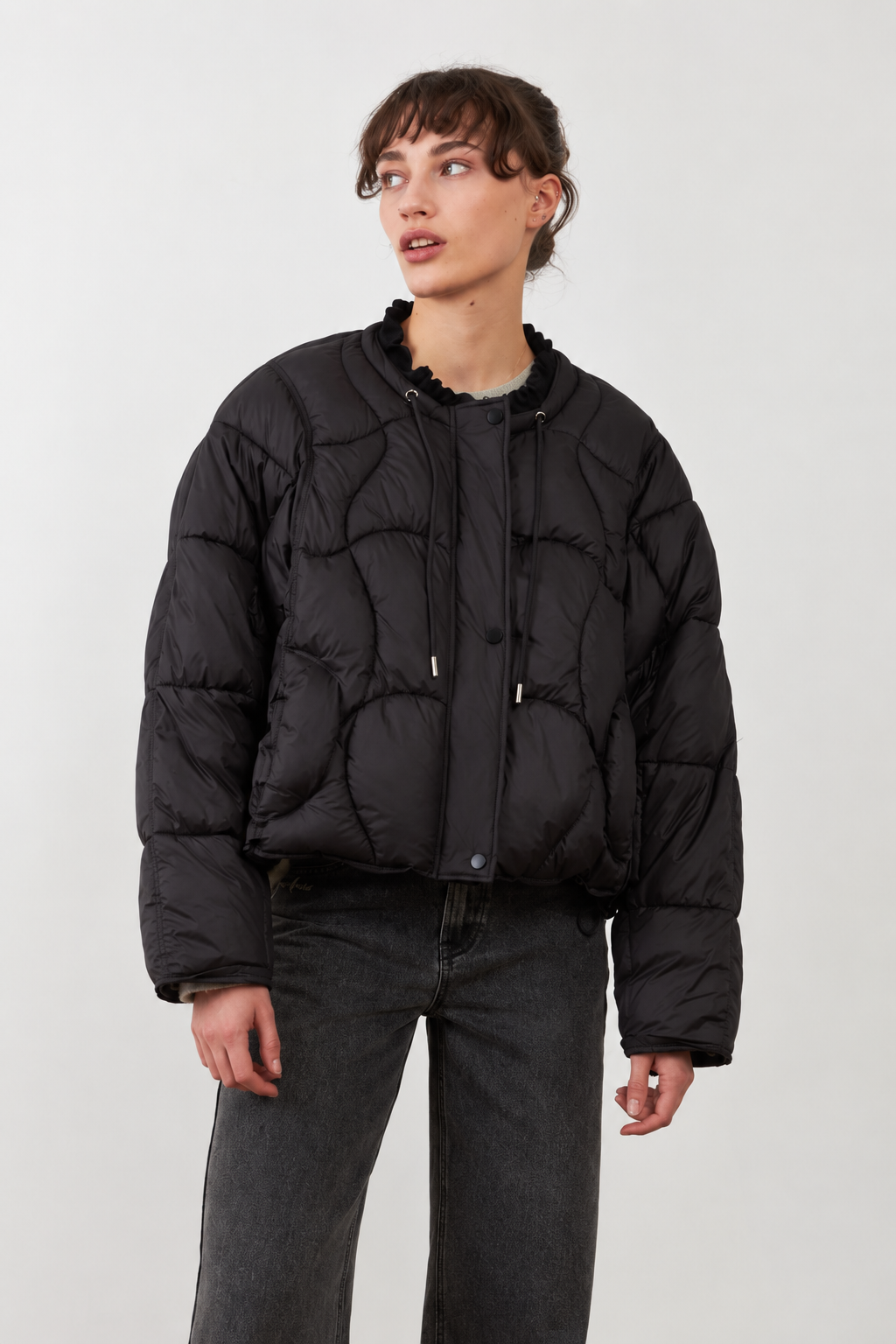 Bomber matelassé Mavis - Noir