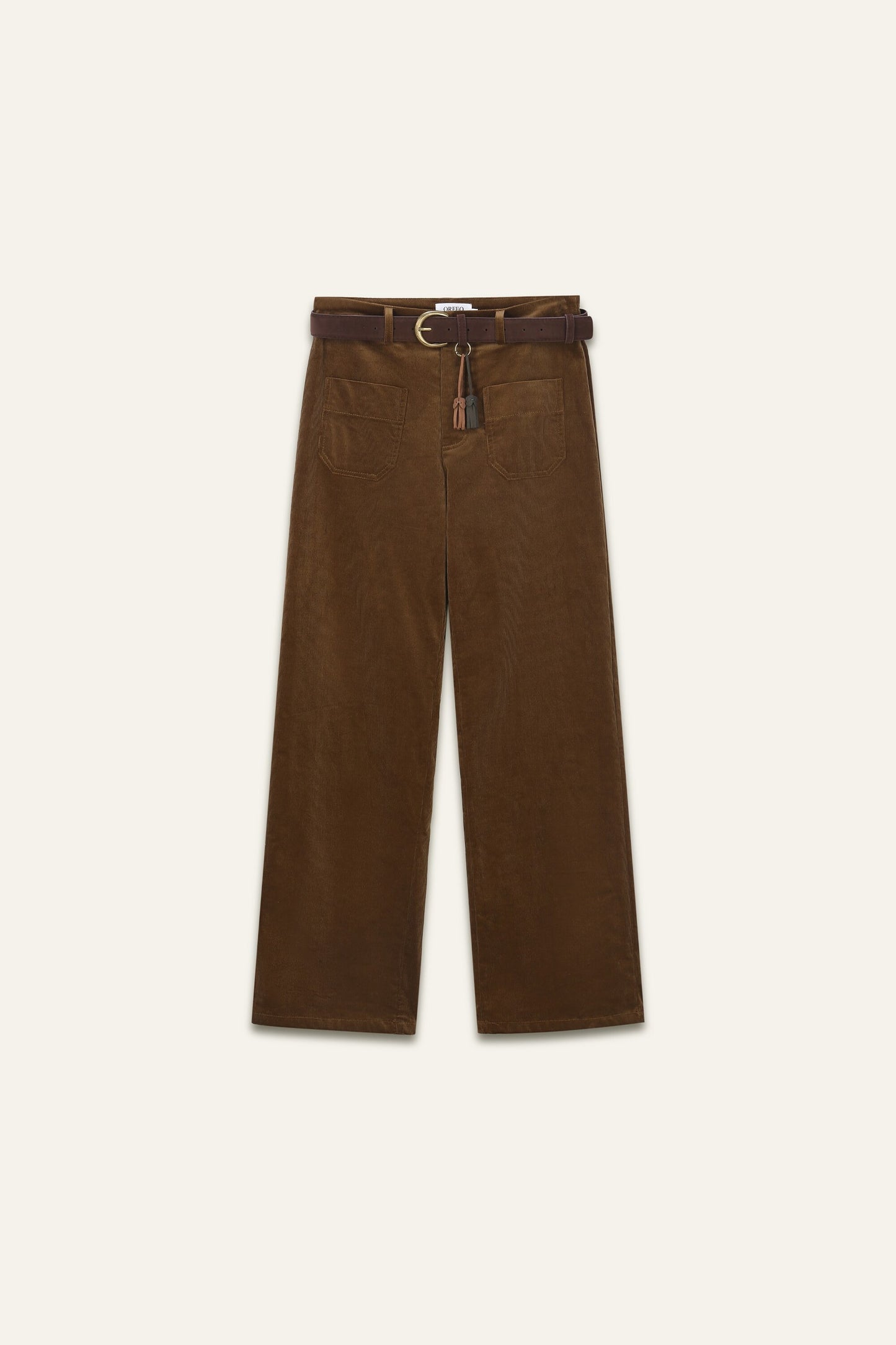 Pantalon en velours Canelle - Olive