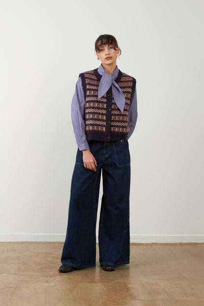 Gilet sans manches Aliena - Navy