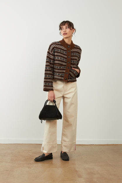 Gilet Brigitta - Chocolat
