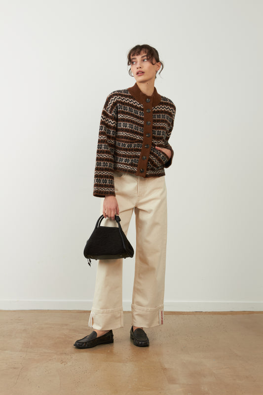 Gilet Brigitta - Chocolat