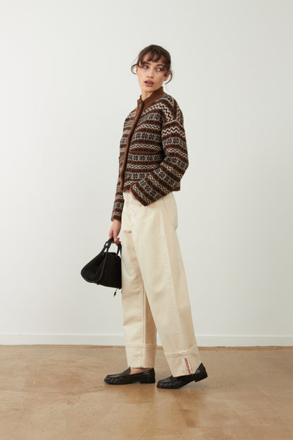 Gilet Brigitta - Chocolat