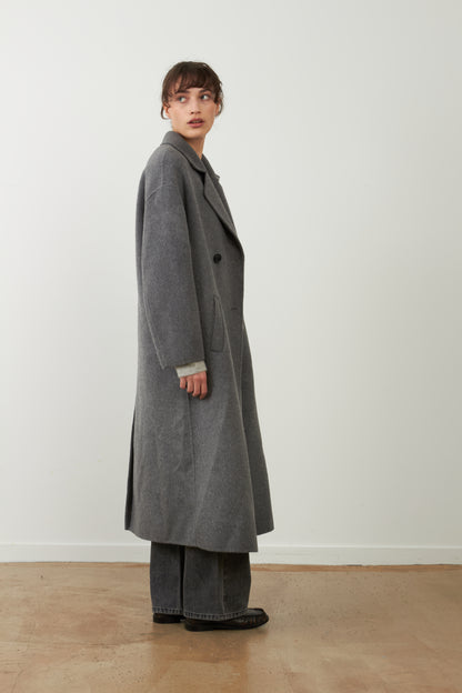 Manteau long Leya - Gris