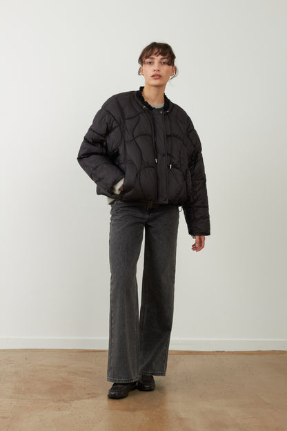 Bomber matelassé Mavis - Noir