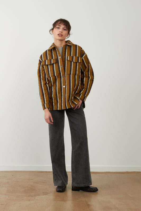 Veste Coline - Rayures Ocres