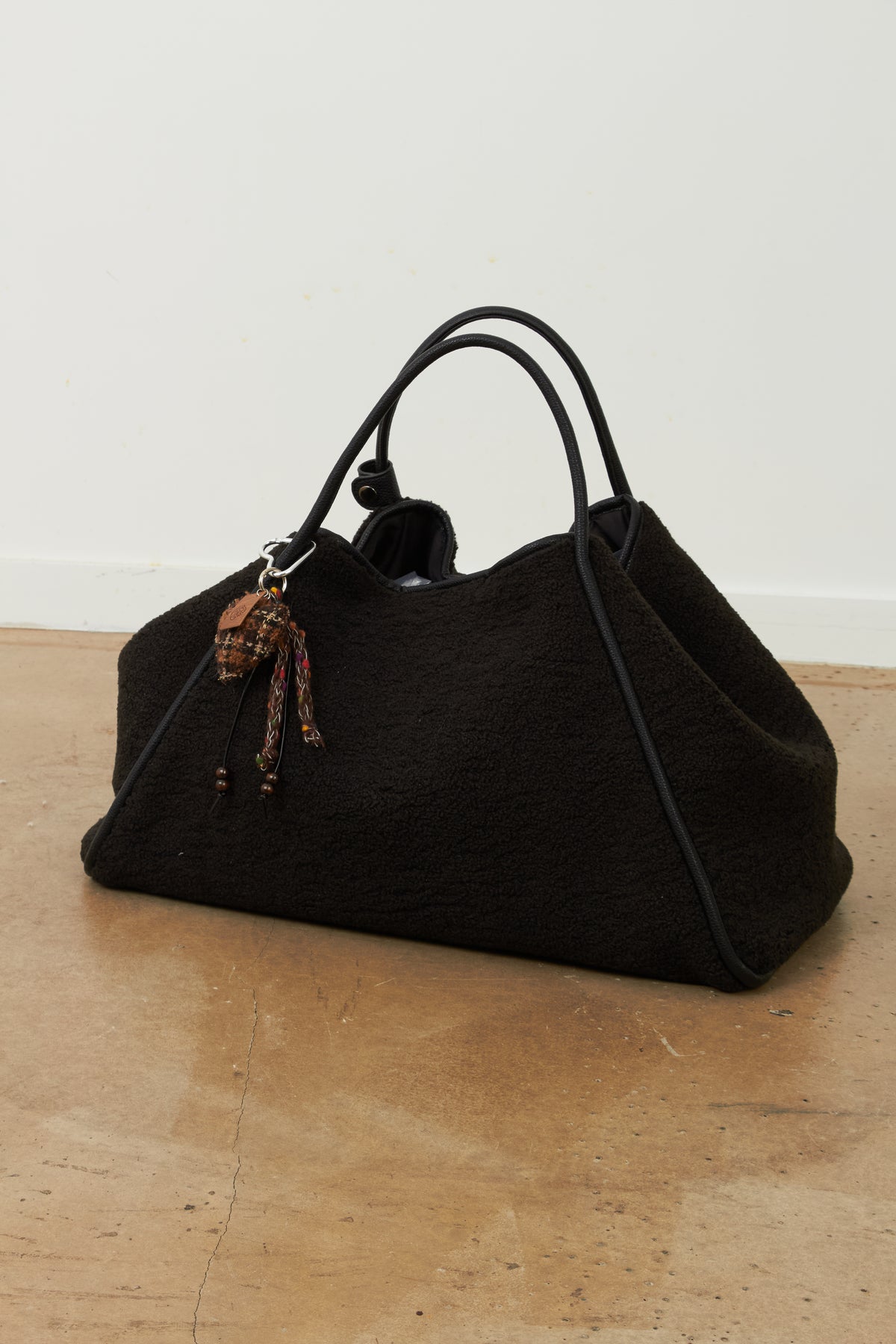 Grand sac cabas trapèze Andy - Noir