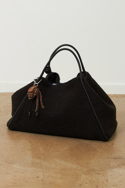 Grand sac cabas trapèze Andy - Noir