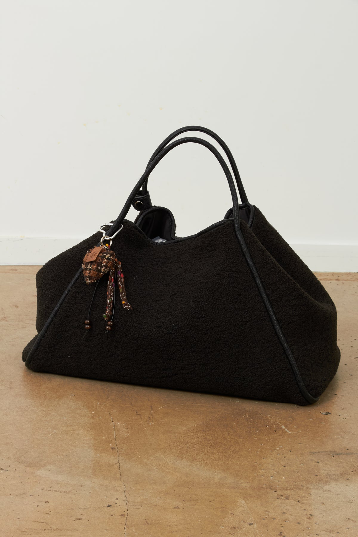 Grand sac cabas trapèze Andy - Noir