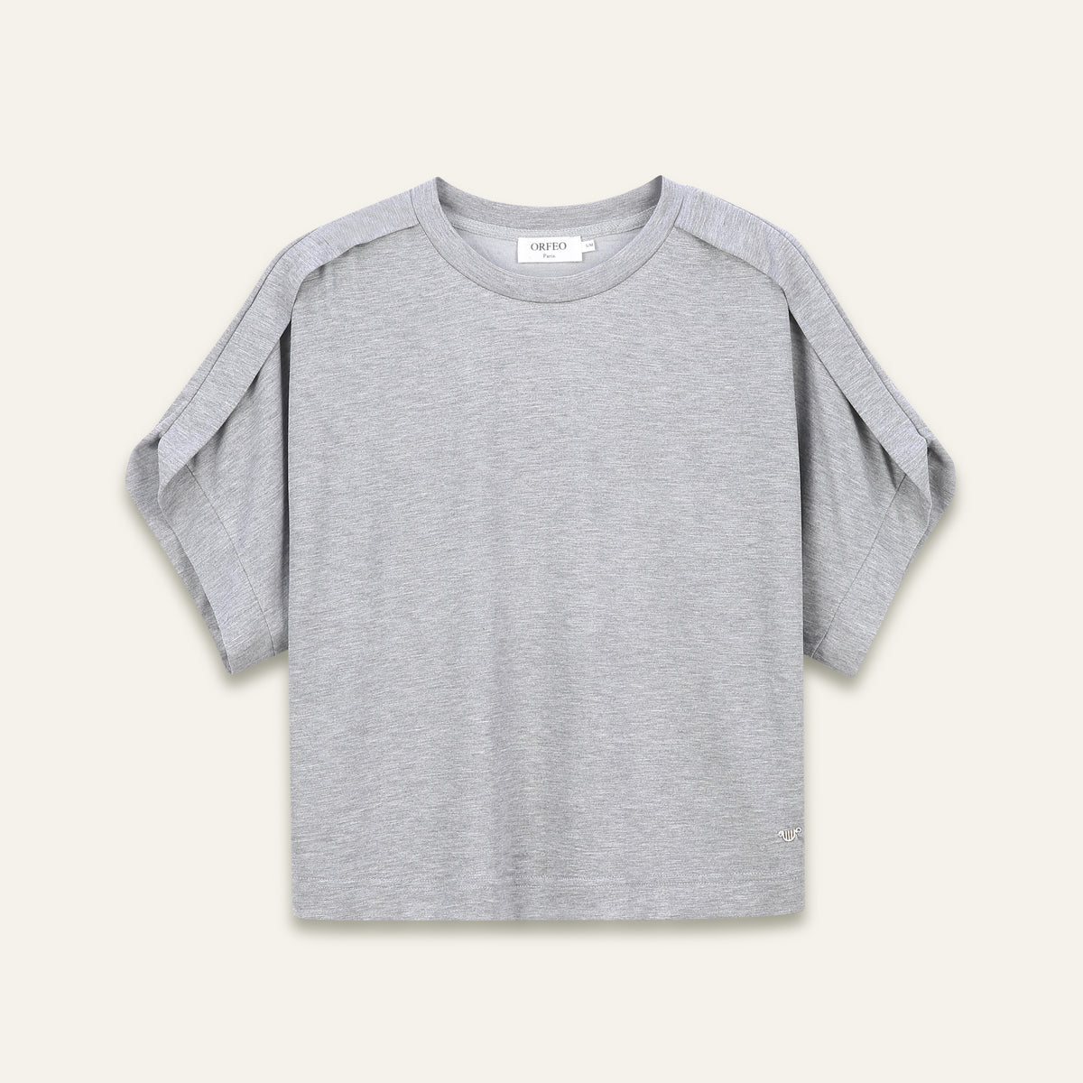 T-shirt Delta - Gris chiné