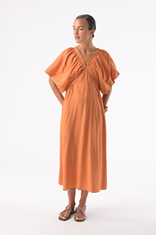 Robe Manoa, coloris orange
