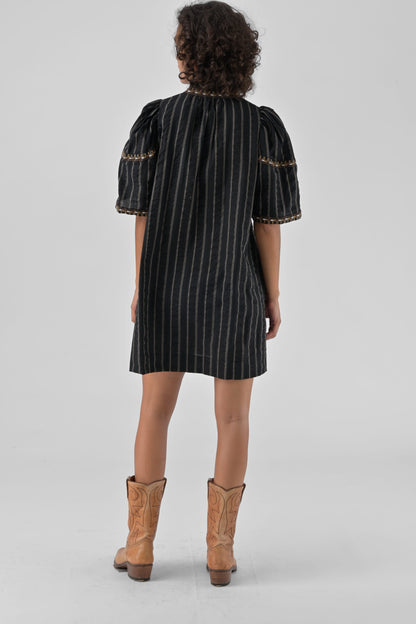 Robe courte Rita - Noir