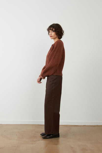 Gilet Aisling - Chocolat