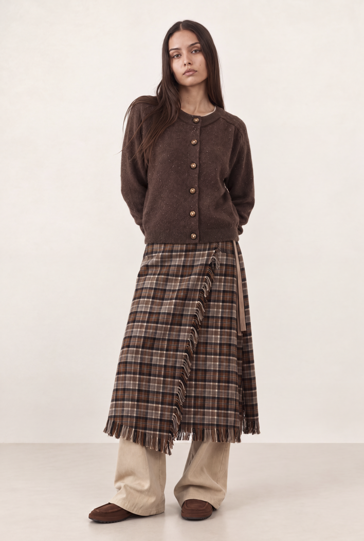Gilet Maelie - Chocolat