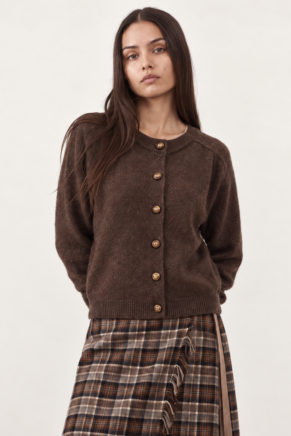 Gilet Maelie - Chocolat