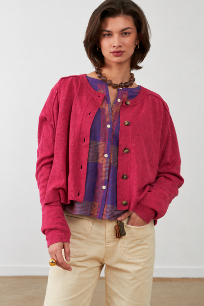 Gilet Maelie - Fushia