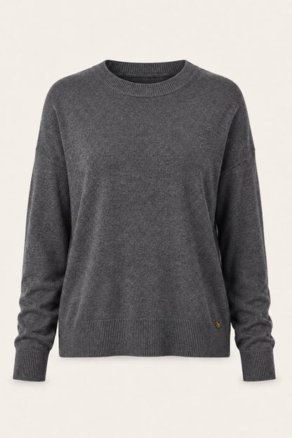 Pull col rond Ilsa - Gris