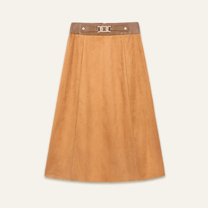 Jupe midi Joy - Camel