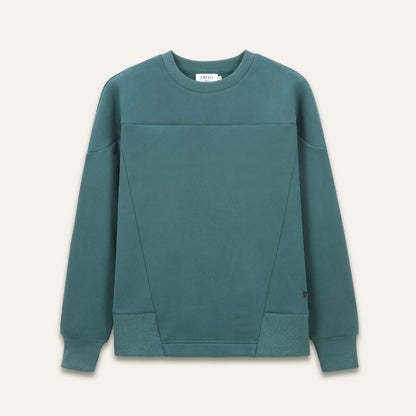 Sweatshirt bleu-vert Kaja - Pétrole