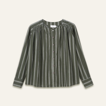 Top Kristin - Rayures Khaki
