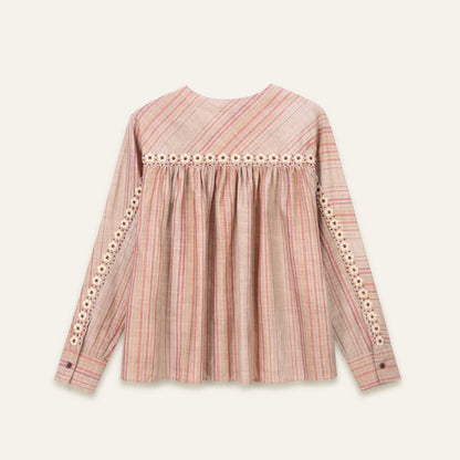 Top Kristin - Rayures beiges