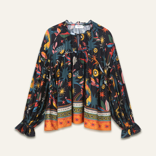 Blouse ample Nellie - Winter Psyche