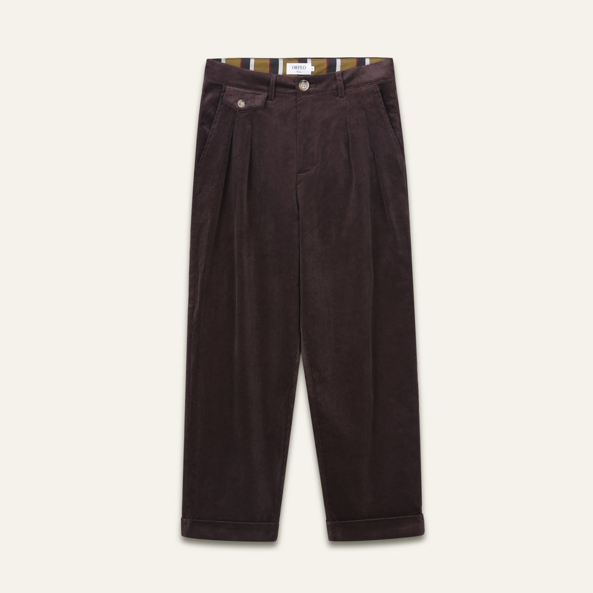 Pantalon ample Nora - Chocolat