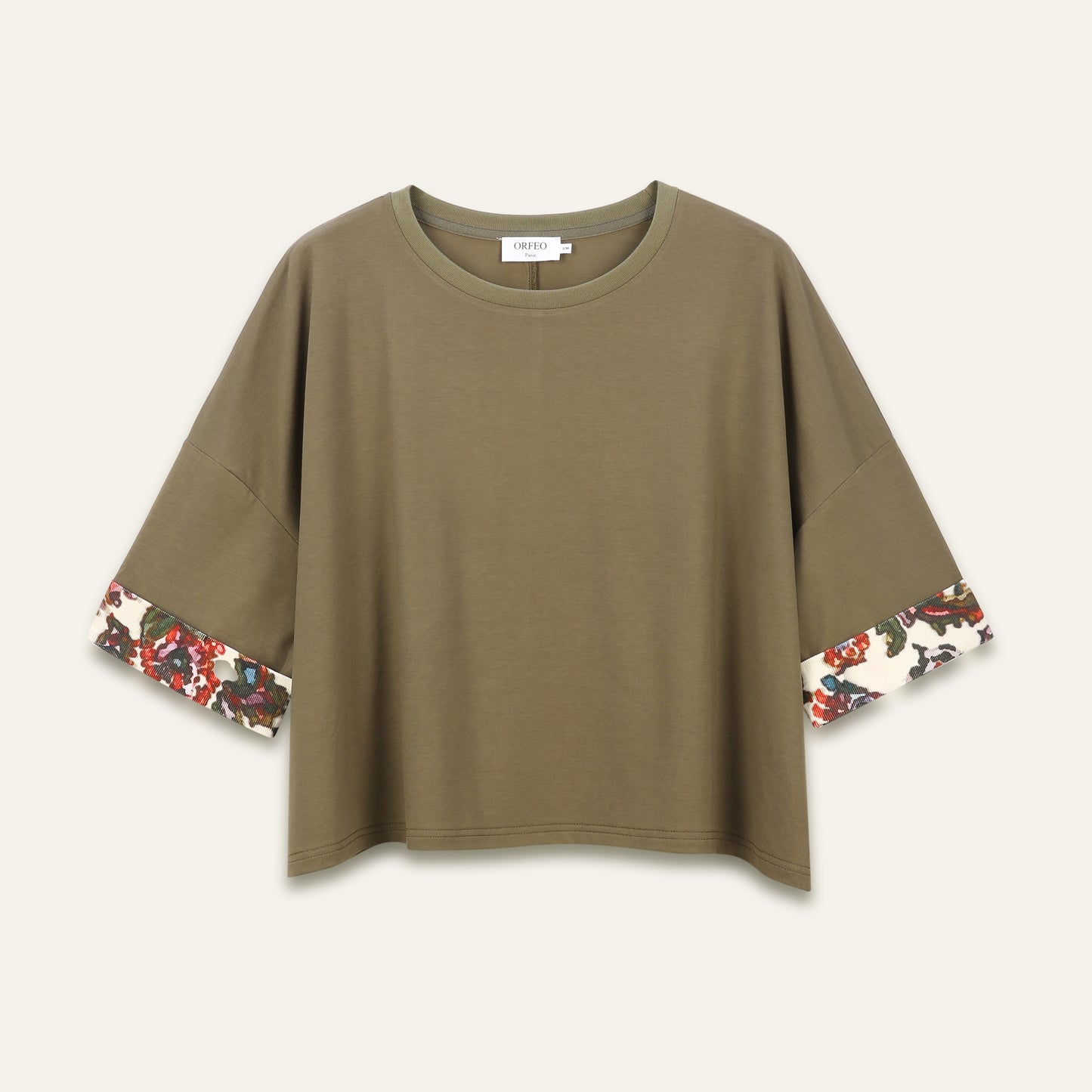 T-shirt Opaline - Kaki — vue 4