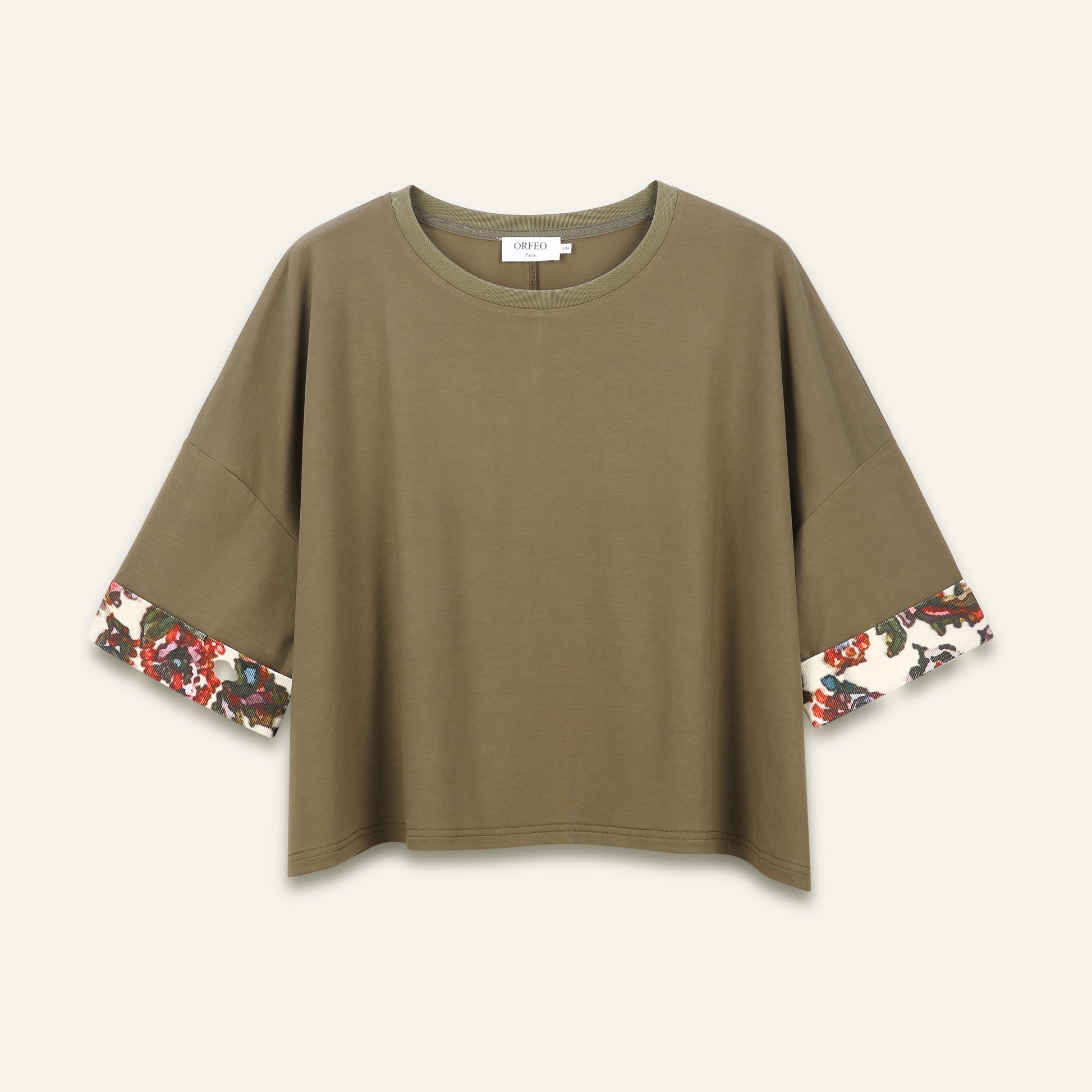 T-shirt Opaline - Kaki — vue 4