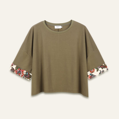 T-shirt Opaline - Kaki — vue 4