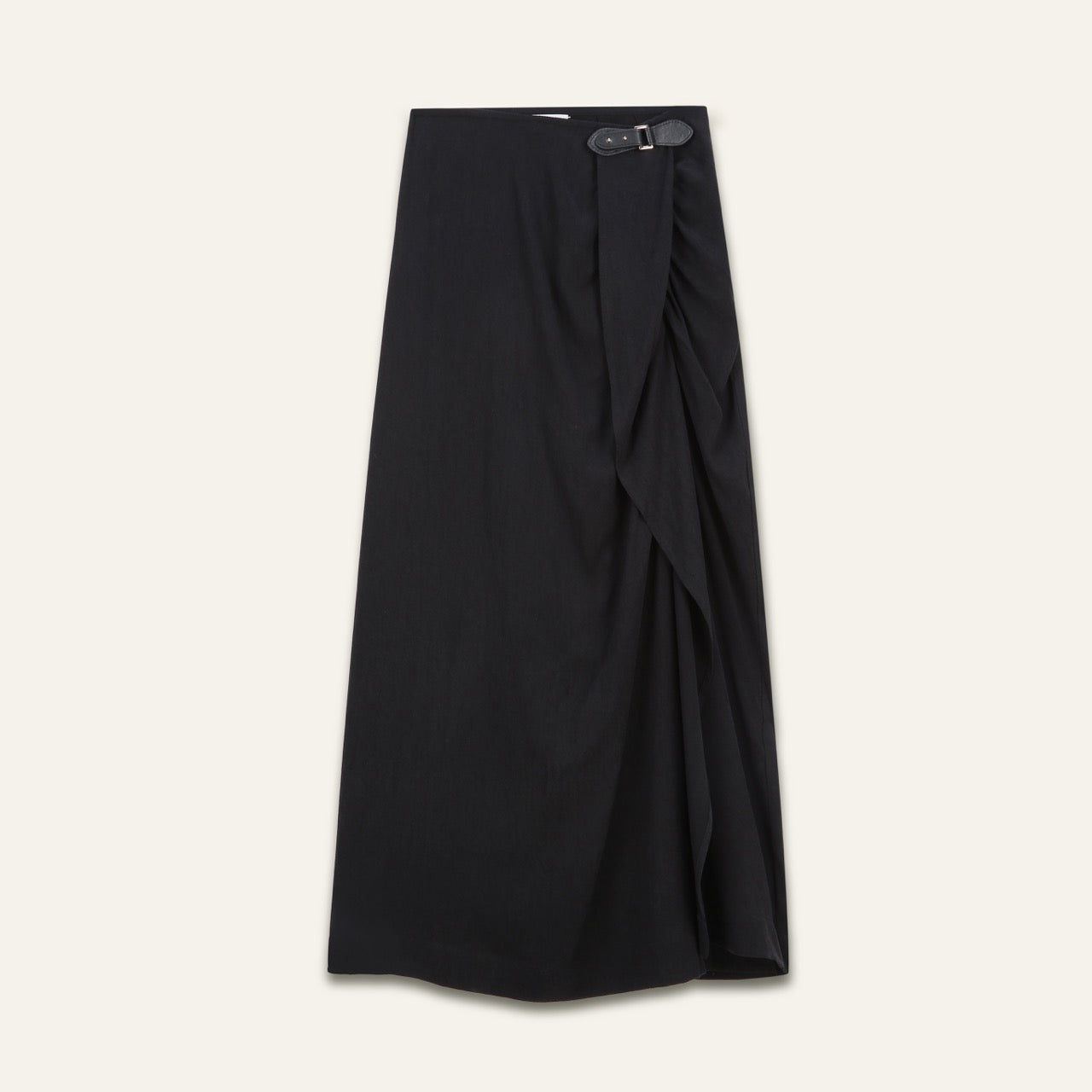 Jupe longue fluide Pamela - Noir